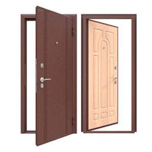 Дверь DoorHan/880/2050/Оптим(O)/Антик медь/МДФ 6мм/ПВХ Итал.орех/Фрез.Аполл/прав/с угл. рам/сер/кл-в, D-880-OO/AM/MPWI/AP/R/N/v
